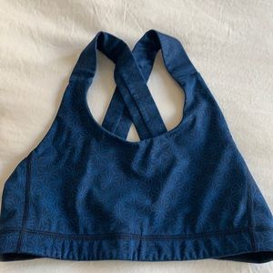 Lululemon navy sports bra